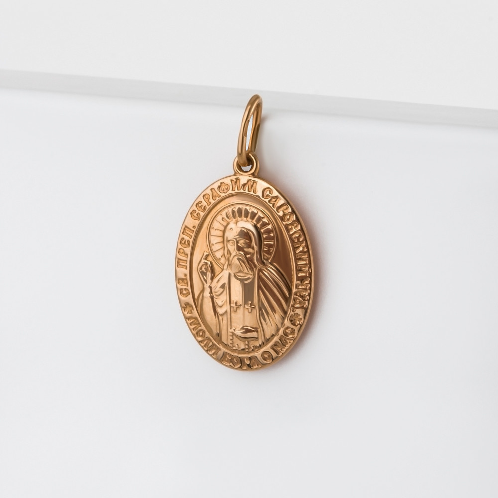 Золотая иконка Efremof из красного золота 585 пробы ЮПП1009081