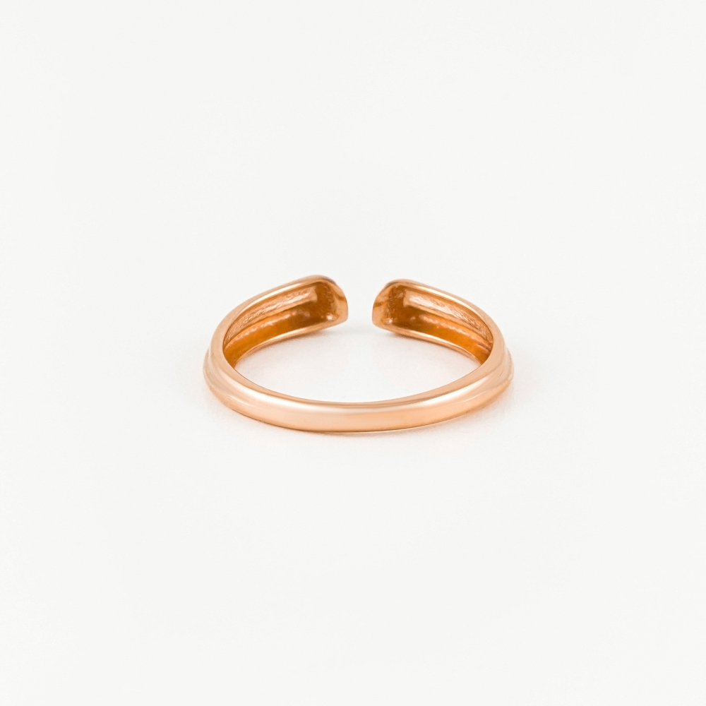 Золотое кольцо Санис из красного золота 585 пробы СН01-104910, размеры от 15.5 до 15.5