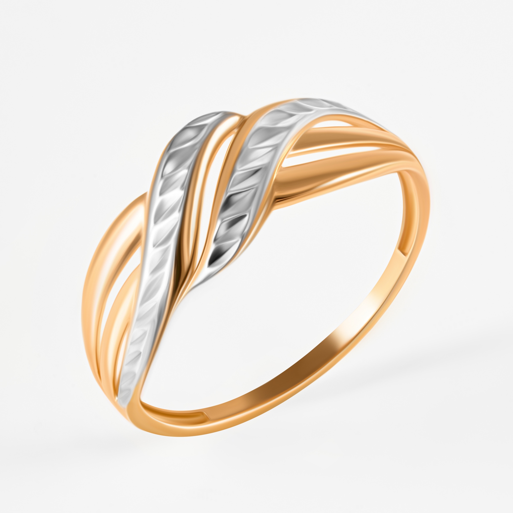 Золотое кольцо Efremof из красного золота 585 пробы ЮПК1209200, размеры от 17 до 19