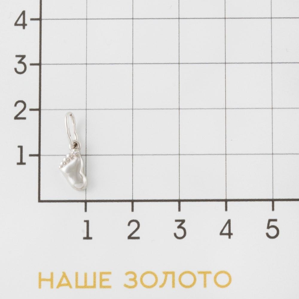 Серебряная подвеска Мидас-пермь  со вставками (фианит) 4МП404