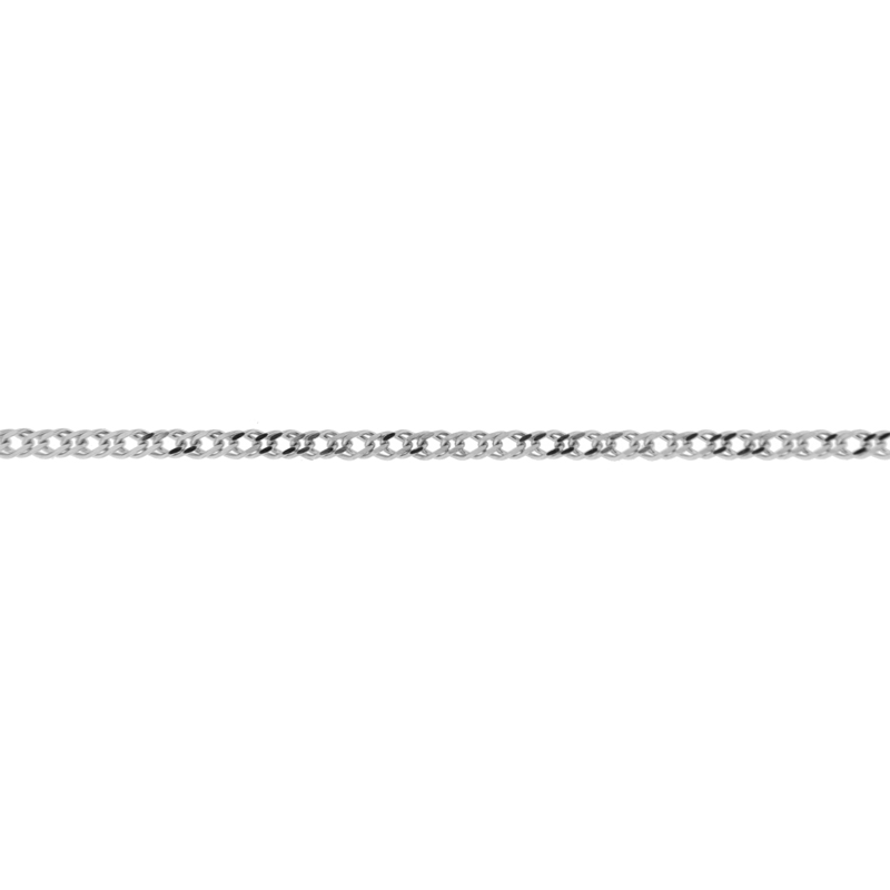 Серебряная цепочка Титан из серебра с родированием ИНЦР225А2Гр-С888, размеры от 40 до 50