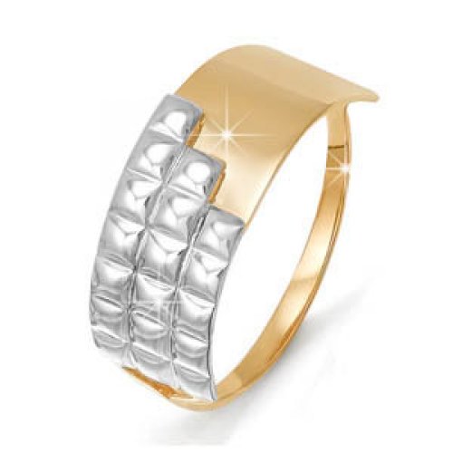 Золотое кольцо Дельта (delta) из красного золота 585 пробы ДП210723, размеры от 17 до 20