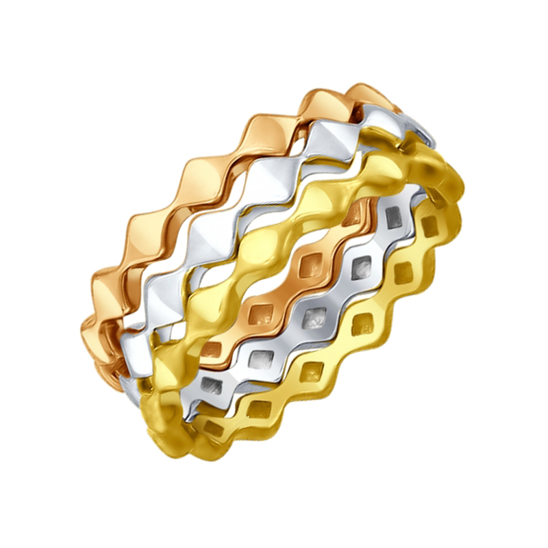 Серебряное кольцо Sokolov ДИ94012062, размеры от 16.5 до 19.5