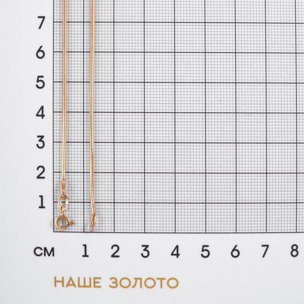 Золотая цепочка Доминант из желтого золота 585 пробы 2ДЦ303580, размеры от 40 до 55