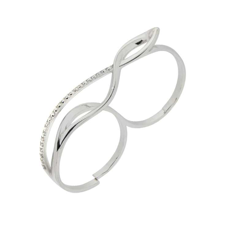 Серебряное кольцо Efremof  со вставками (фианит) ЮП1010010349, размеры от 18.5 до 18.5