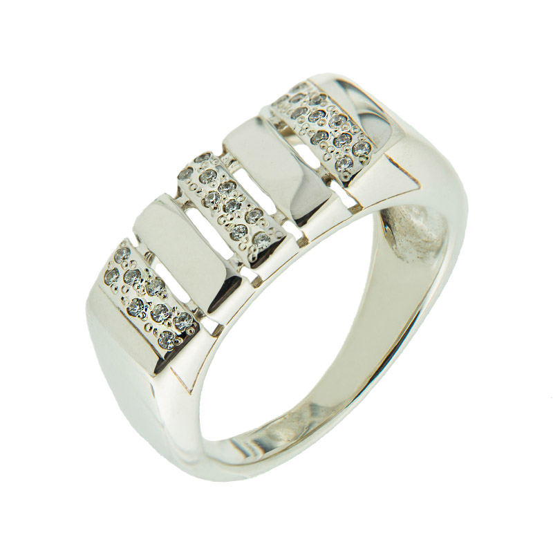 Серебряное кольцо Алмаз-холдинг АХ1С022528, размеры от 19 до 19