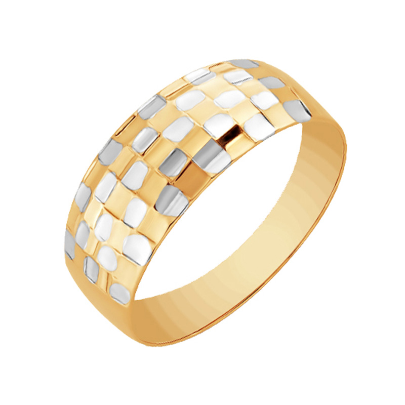 Золотое кольцо Efremof из красного золота 585 пробы ЮПК1207090, размеры от 16 до 21.5