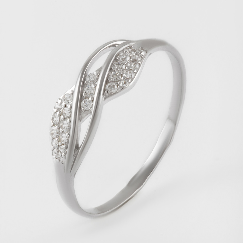 Серебряное кольцо Efremof  со вставками (фианит) ЮП1010010061, размеры от 16 до 17.5