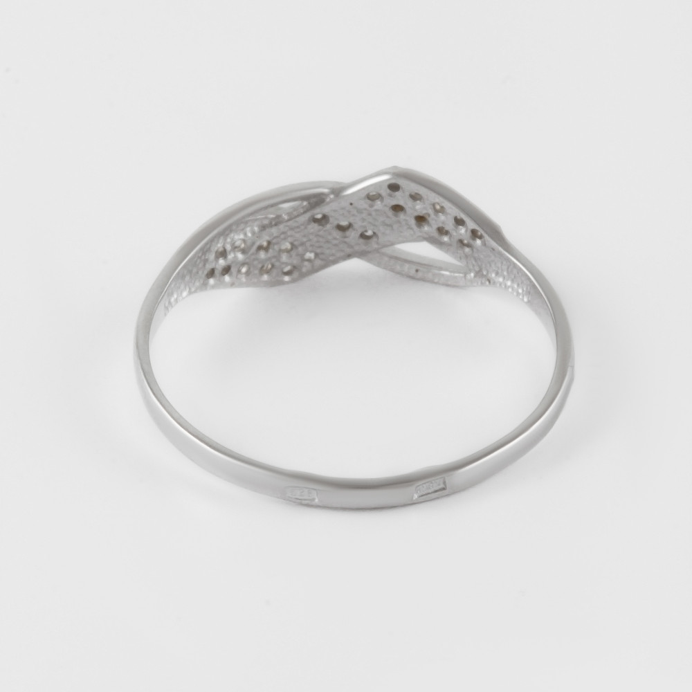Серебряное кольцо Efremof  со вставками (фианит) ЮП1010010061, размеры от 16 до 17.5