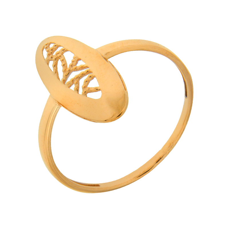 Золотое кольцо Золотое наследие из красного золота 585 пробы ЕН20-00-0000-07131, размеры от 17 до 21.5