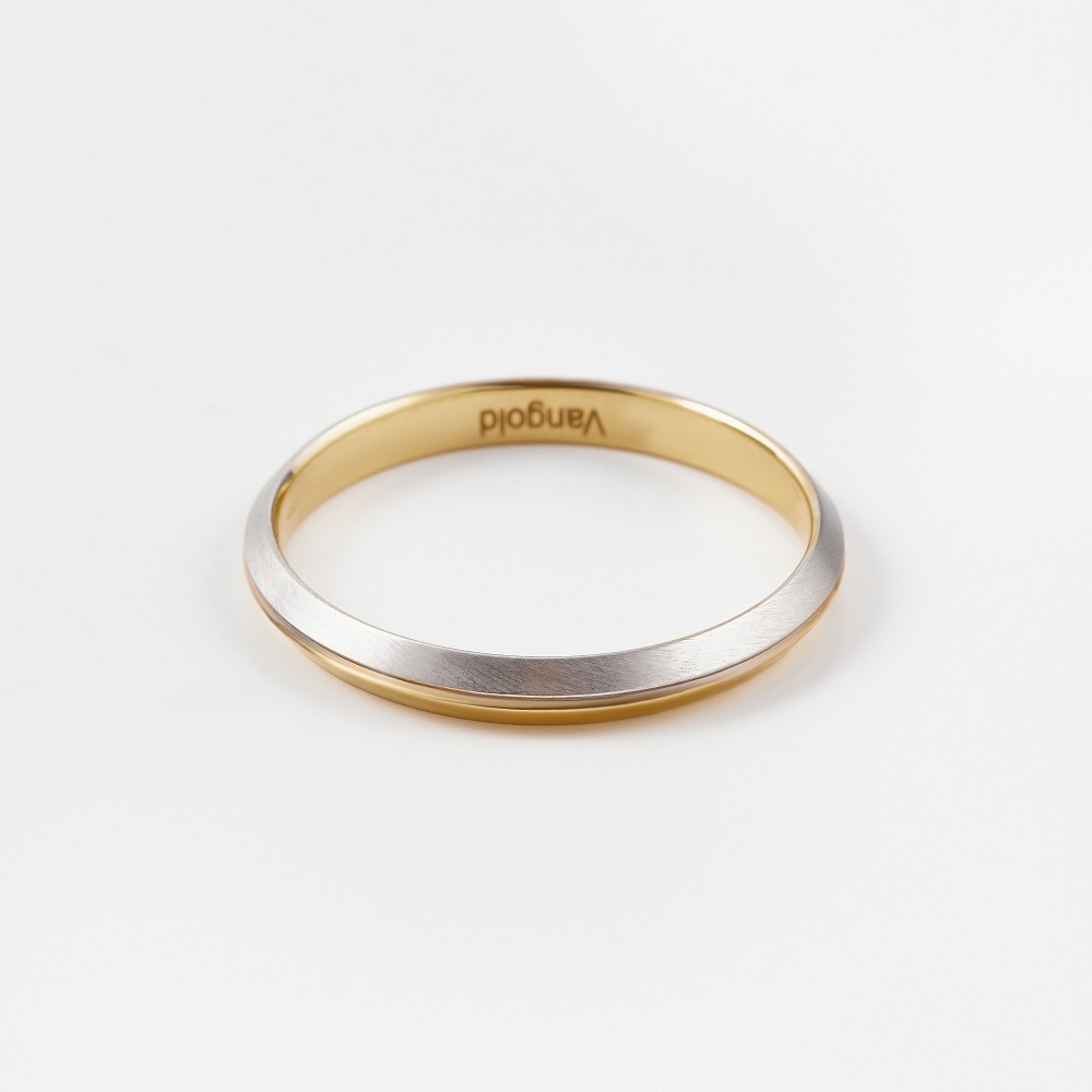 Золотое кольцо обручальное Vangold из красного золота 585 пробы ЛД0211200121515, размеры от 15 до 22