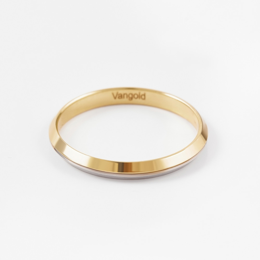 Золотое кольцо обручальное Vangold из красного золота 585 пробы ЛД0211200121515, размеры от 15 до 22