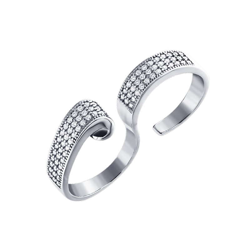 Серебряное кольцо Sokolov ДИ94011164, размеры от 17.5 до 17.5