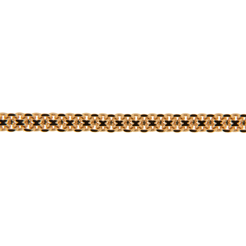 Золотая цепочка Титан из красного золота 585 пробы ИНЦБ2Я140А2-А51, размеры от 40 до 55