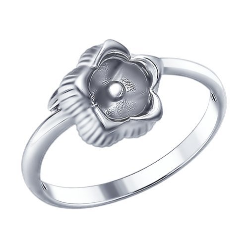 Серебряное кольцо Sokolov ДИ94012302, размеры от 16.5 до 18.5