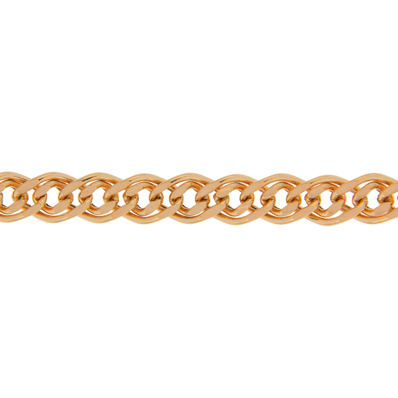 Золотая цепочка Саав из красного золота 585 пробы нонна 080 и нонна ХС5802080, размеры от 40 до 65