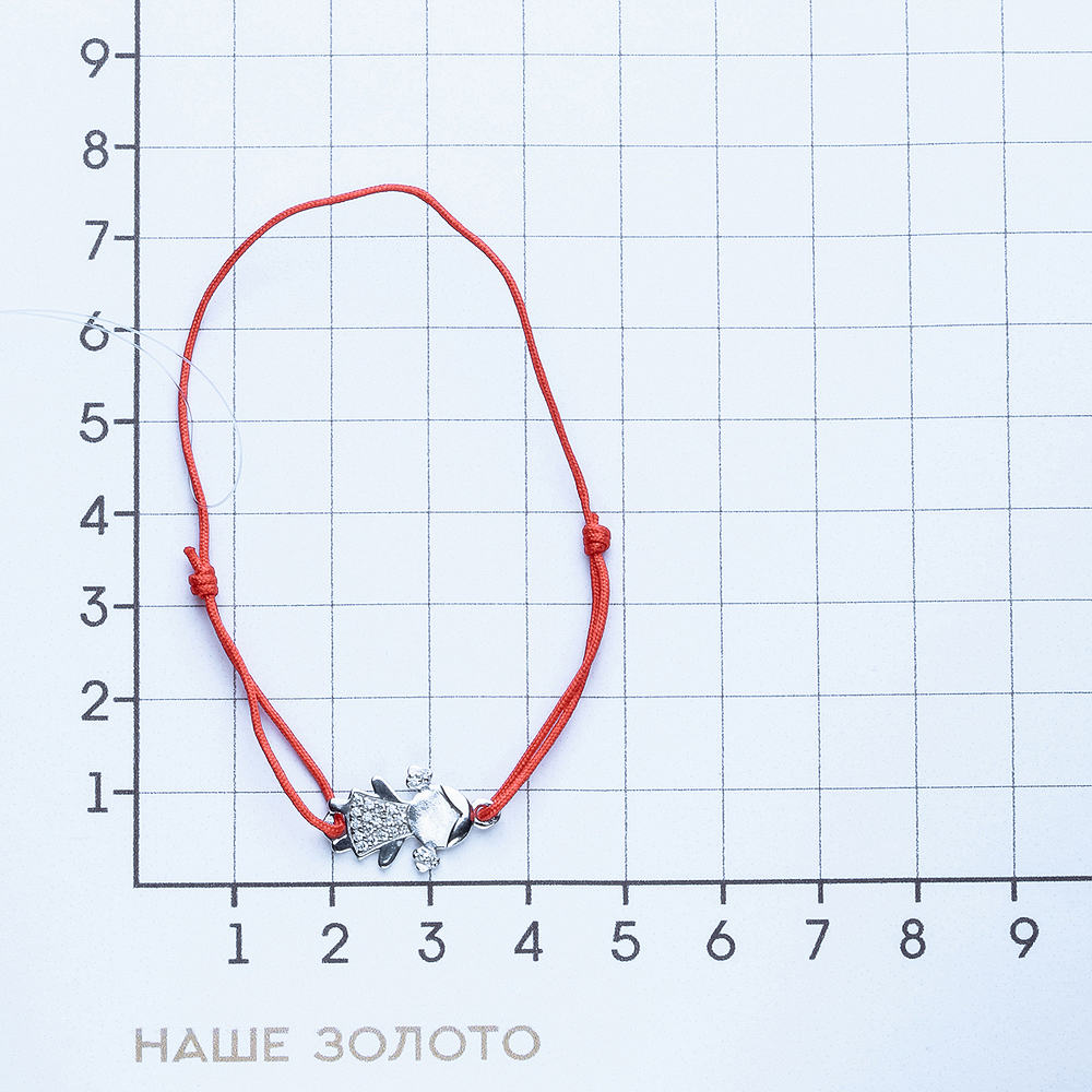 Серебряный браслет Efremof  со вставками (фианит) ЮП1410011320, размеры от 16 до 18