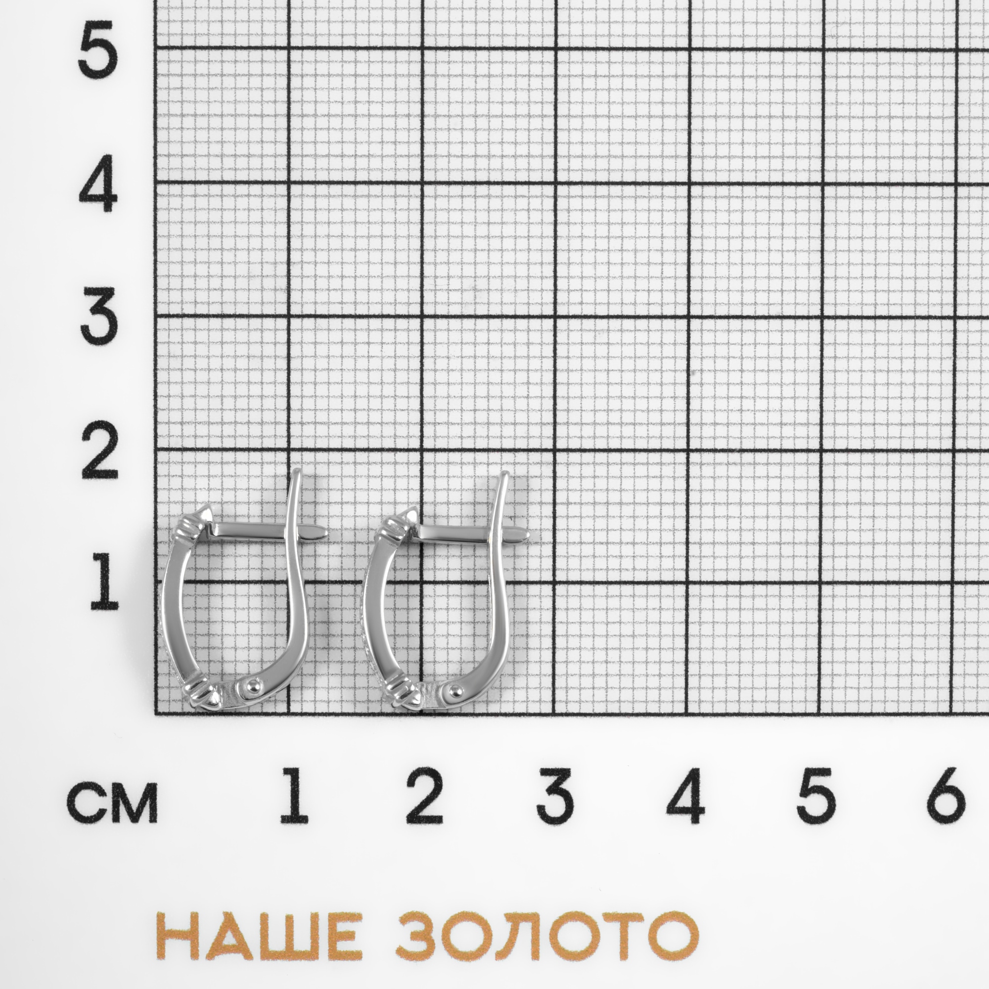 Серебряные серьги Мидас-пермь  со вставками (фианит) 4МС392