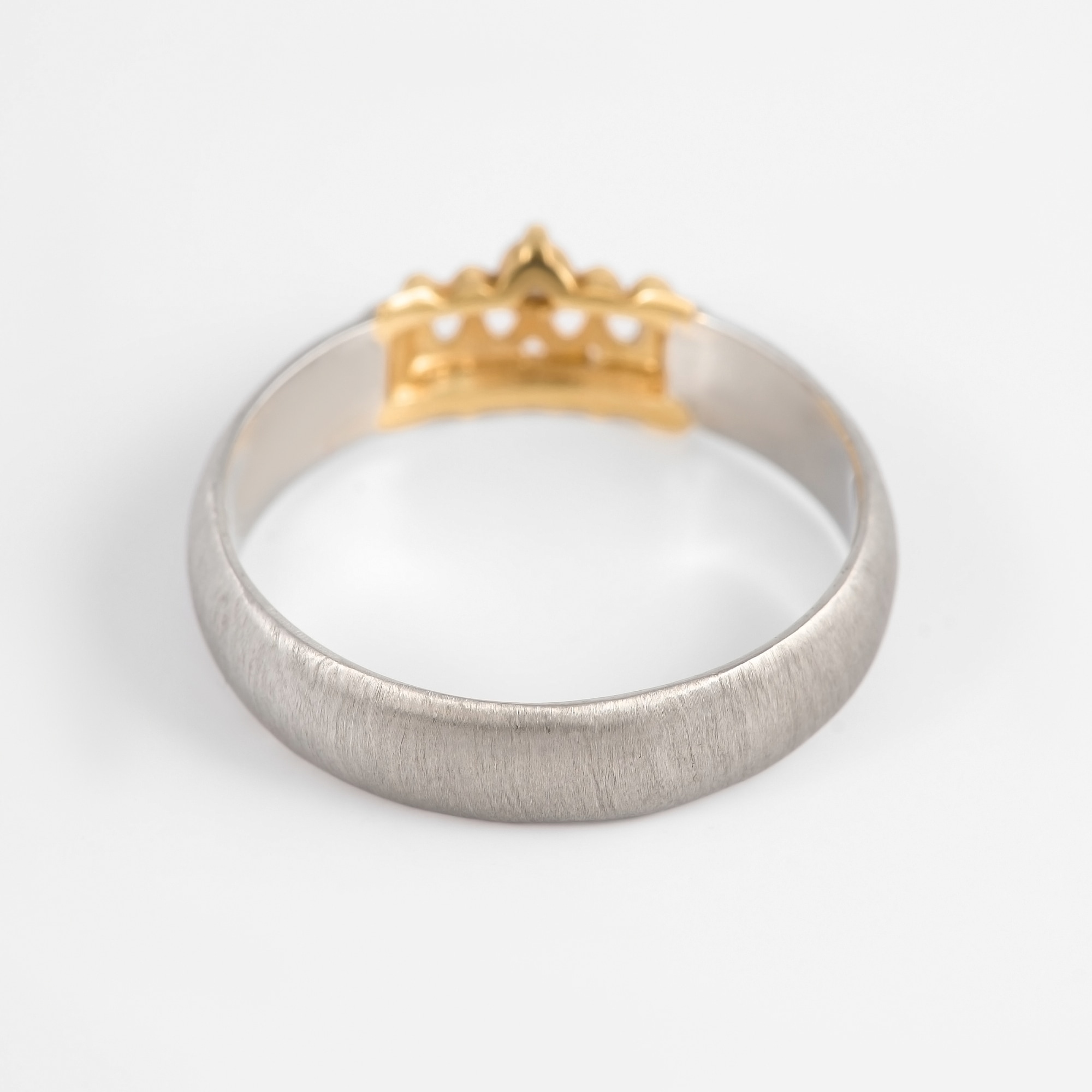 Золотое кольцо обручальное Kota osta из красного золота 585 пробы со вставками из драгоценных камней (бриллиант) КАКО-ОКБ290Г, размеры от 16 до 20