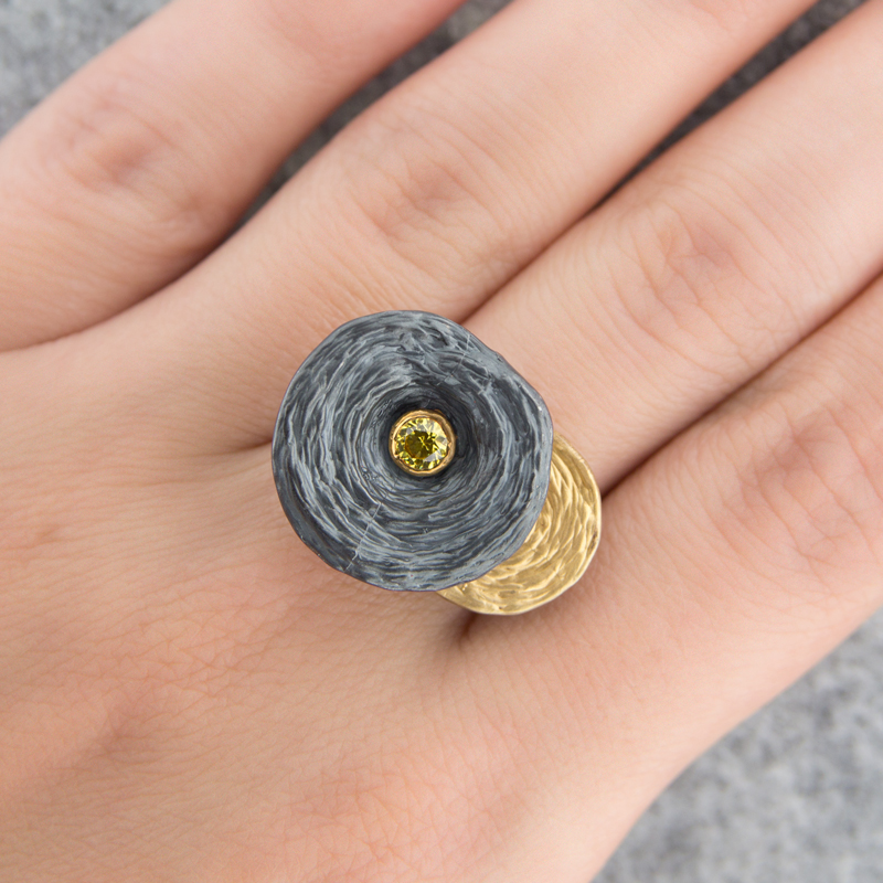 Серебряное кольцо Plata  ПВР-0148Бжл