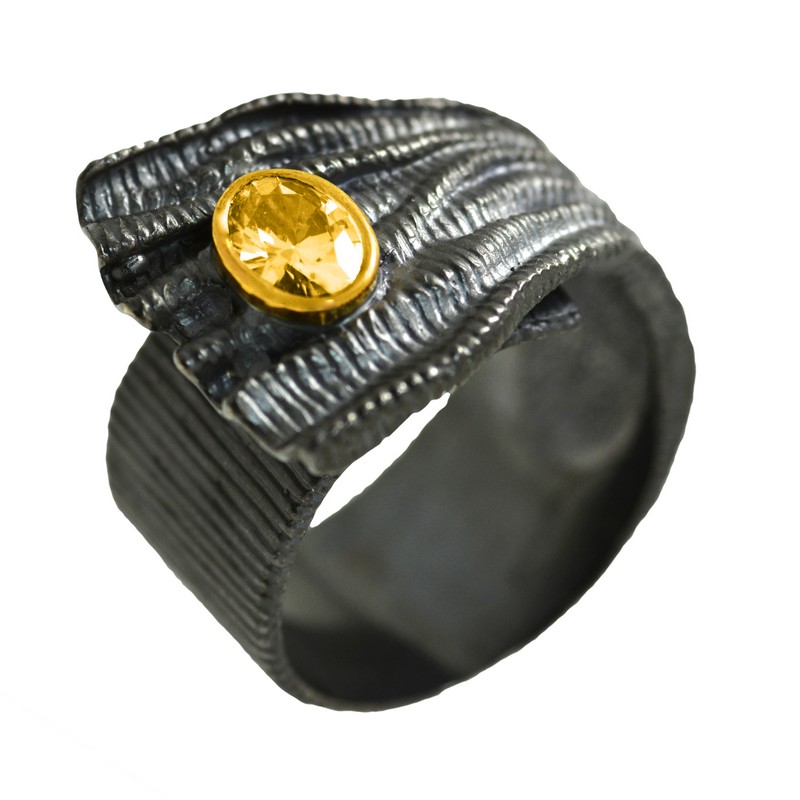Серебряное кольцо Plata   со вставками (сваровски) ПВР-0202Бжл, размеры от 1 до 19