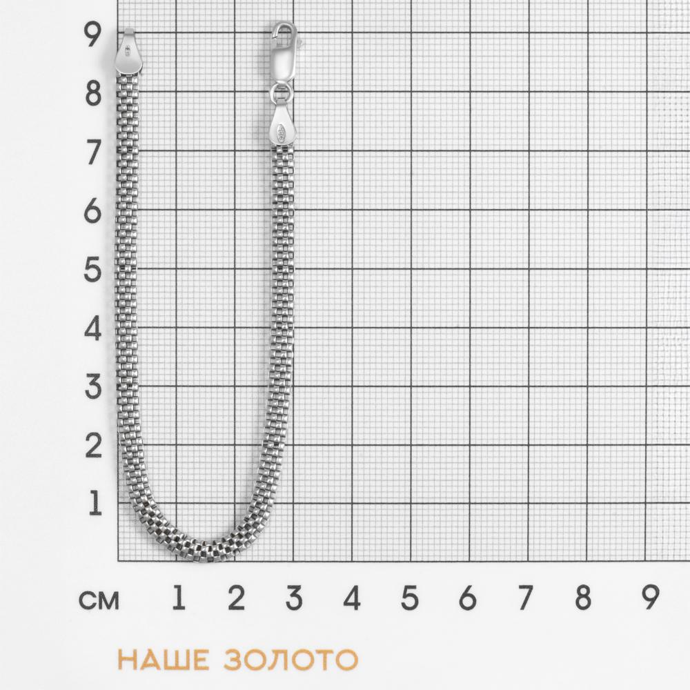 Серебряный браслет Эффект ЭФБ806-407, размеры от 18 до 19