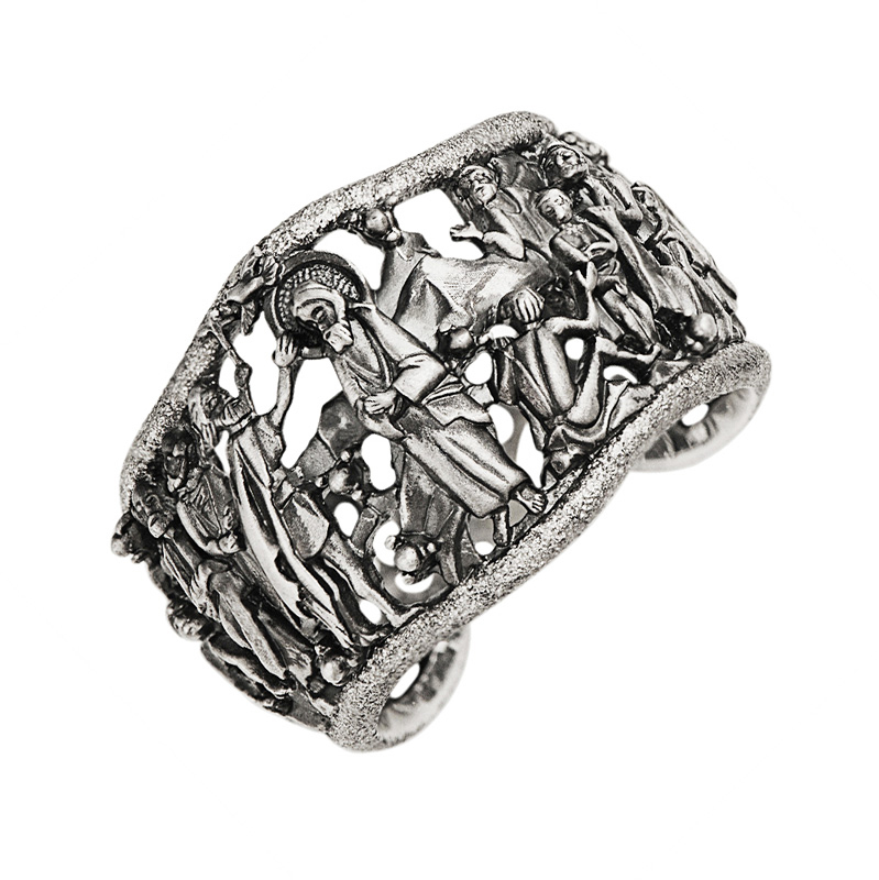 Серебряное кольцо   со вставками (фианит) ИАС13000, размеры от 18 до 18
