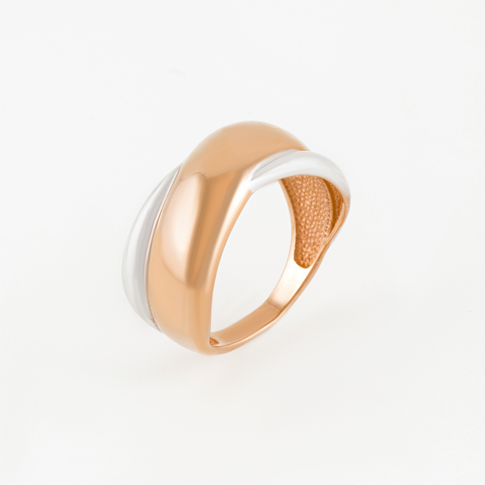 Золотое кольцо Вероника из красного золота 585 пробы 3ВК102-619, размеры от 16.5 до 19.5