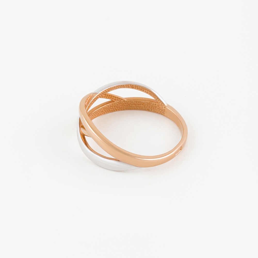 Золотое кольцо Вероника из красного золота 585 пробы 3ВК102-946, размеры от 15 до 19.5