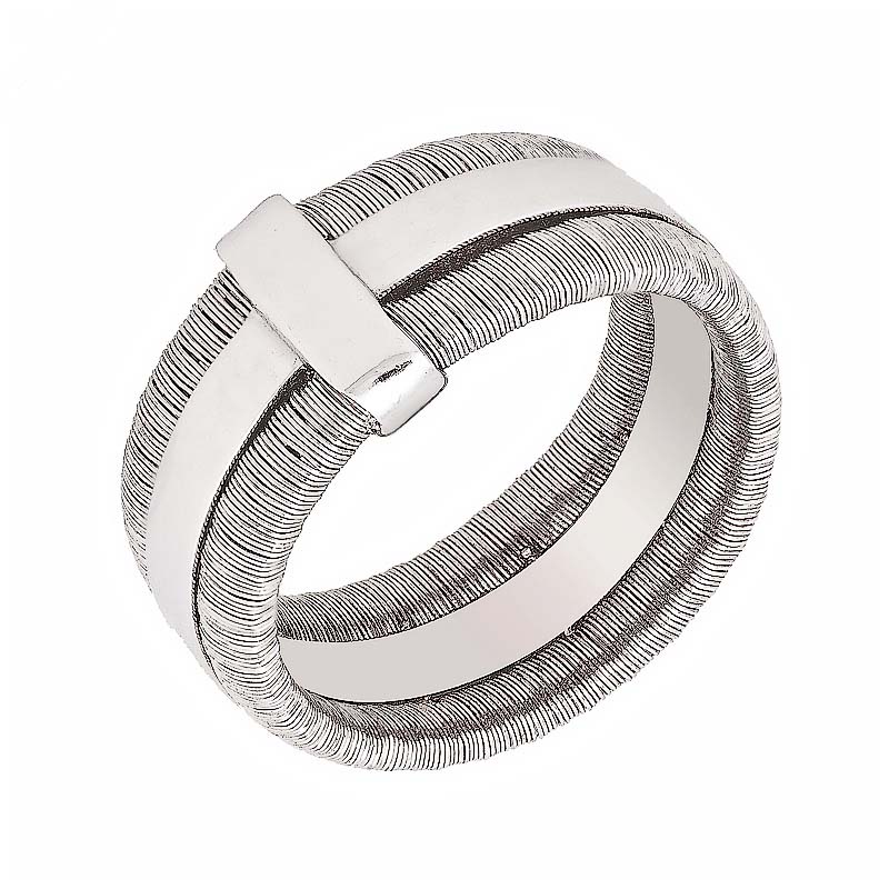 Серебряное кольцо Jv со вставками из полудрагоценных камней (оникс, перламутр, агат и кубический цирконий (фианит)) ЮЕ1370004217009, размеры от 17.75 до 18