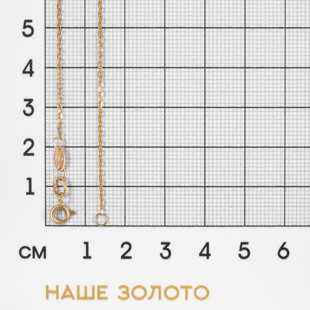 Золотая цепочка Sokolov из красного золота 585 пробы ДИ581030408, размеры от 20 до 50