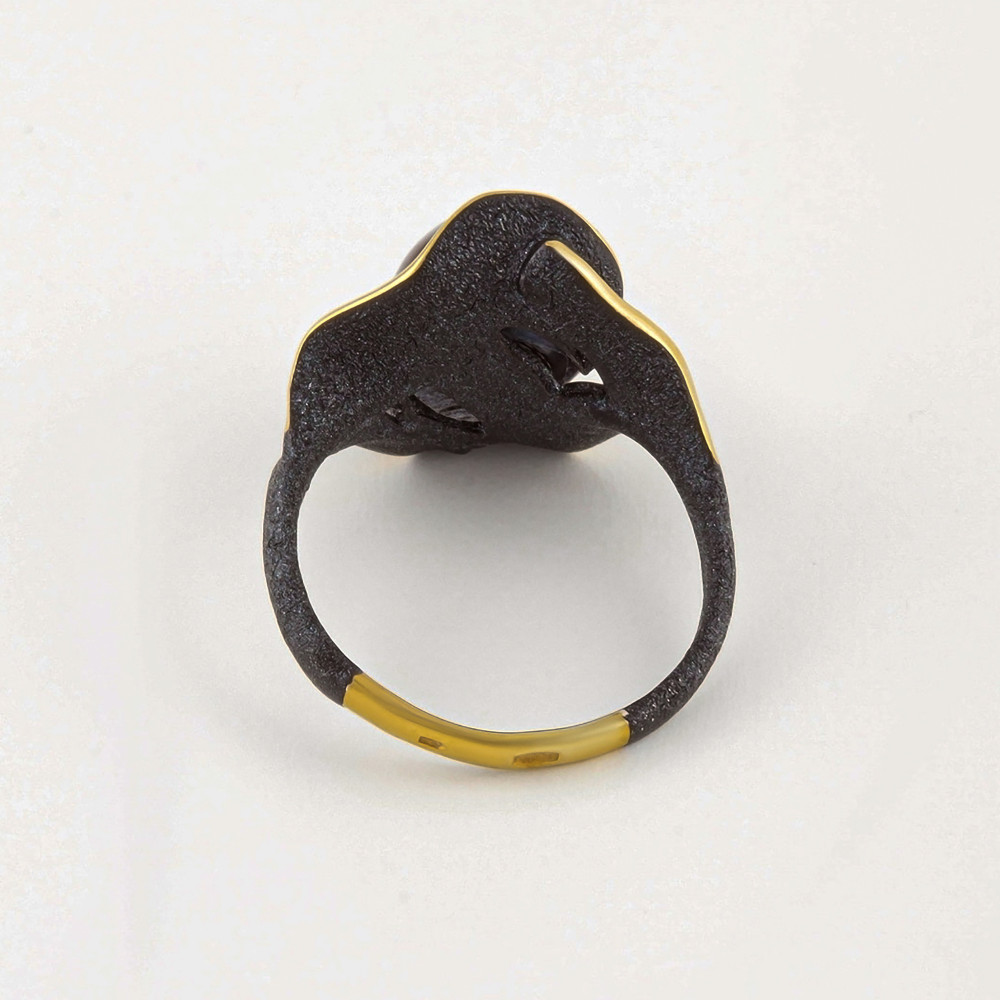 Серебряное кольцо Флёр ж  со вставками () ФЖ51818.2, размеры от 17 до 17