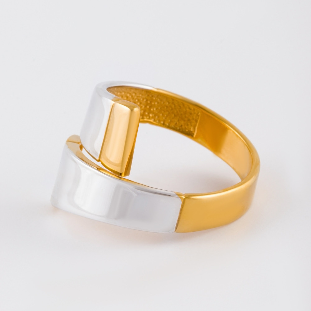 Серебряное кольцо Дельта (delta) ДП211880ПЗЖС, размеры от 16.5 до 18.5
