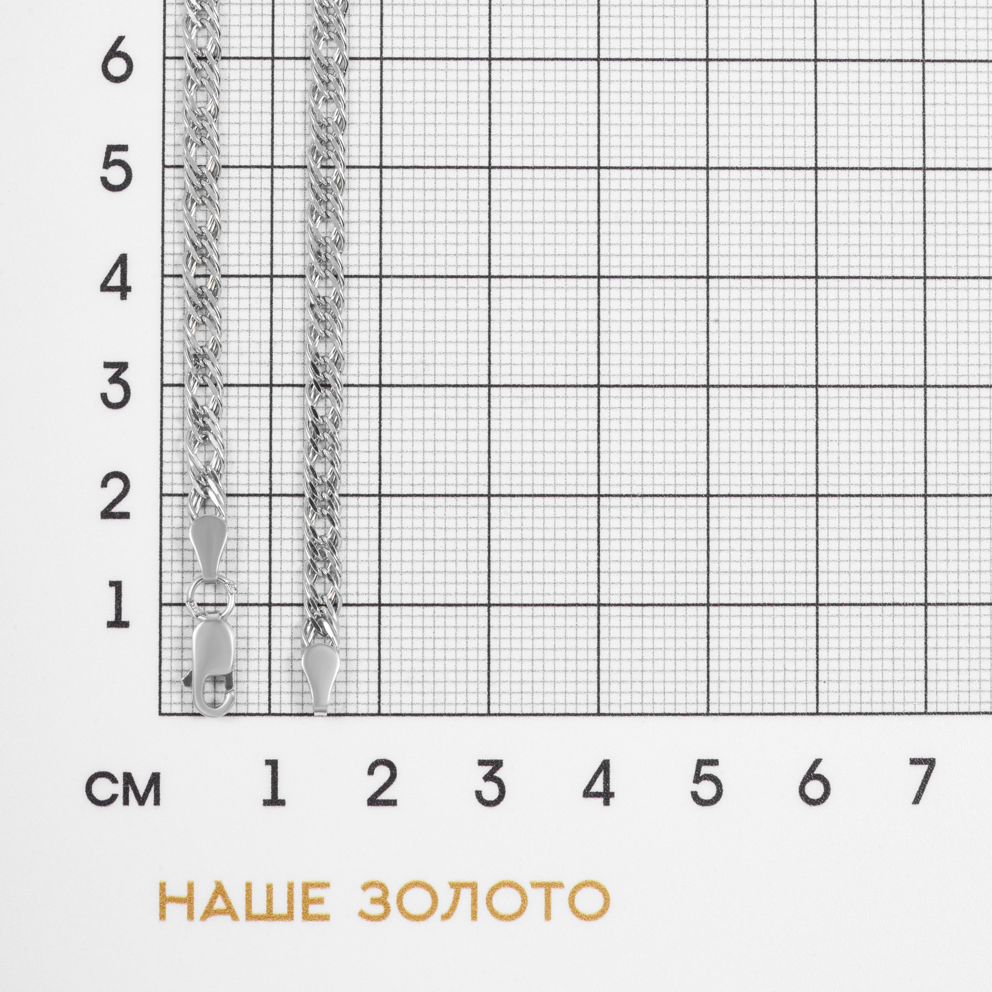 Серебряный браслет Вознесенский 6ВТРГРБР-50С, размеры от 17 до 50