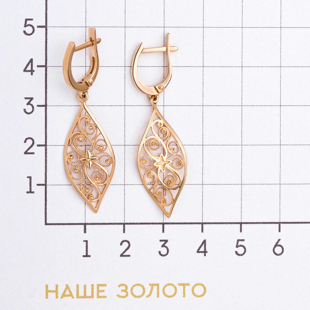 Серебряные серьги подвесные Альфа юг ЮХАС03