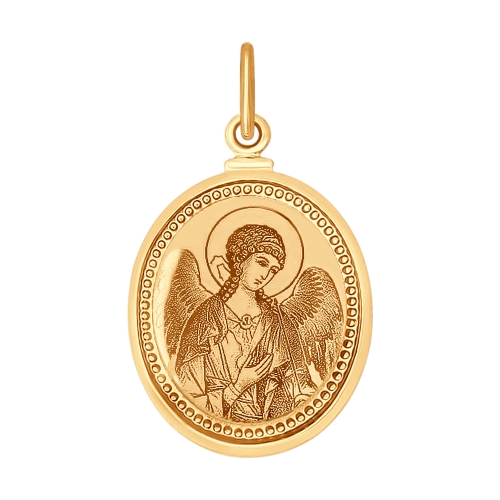 Золотая иконка Sokolov из красного золота 585 пробы казанская ДИ100374, размеры от  до 1