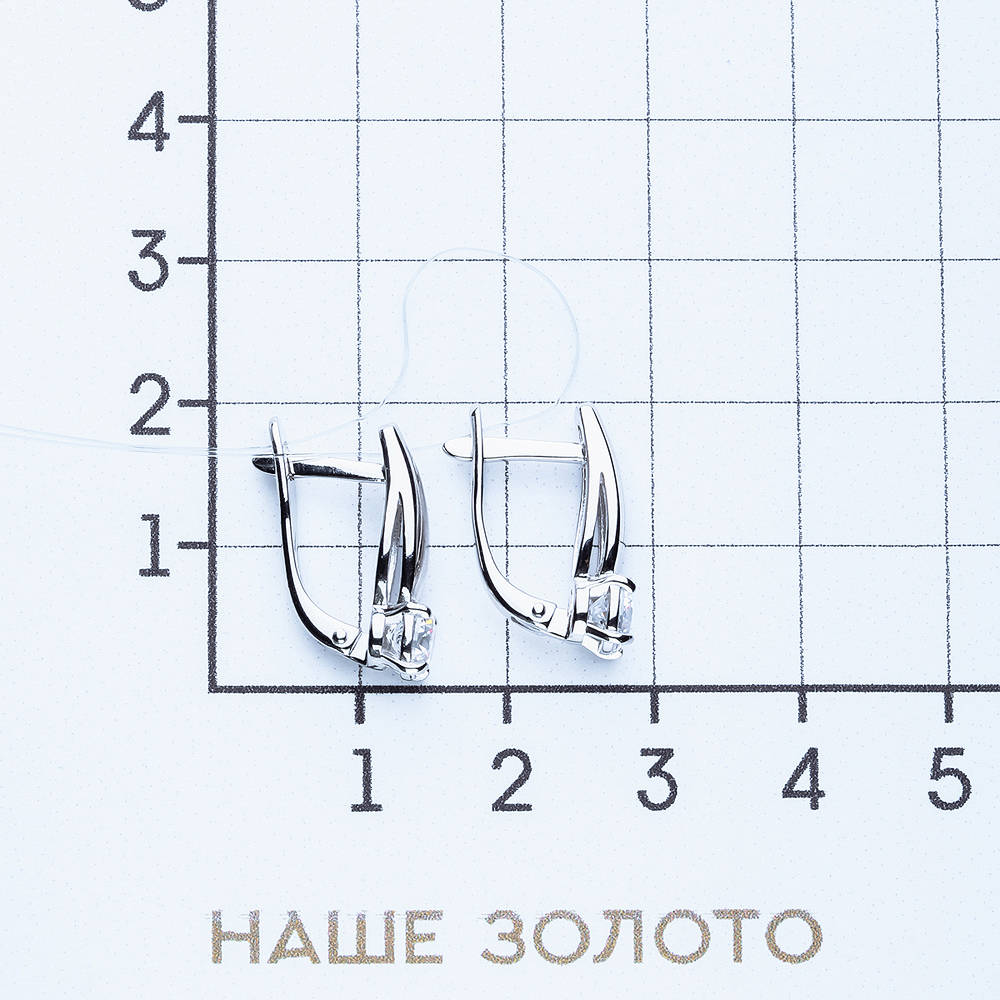 Серебряные серьги Efremof  со вставками () ЮП1210013715