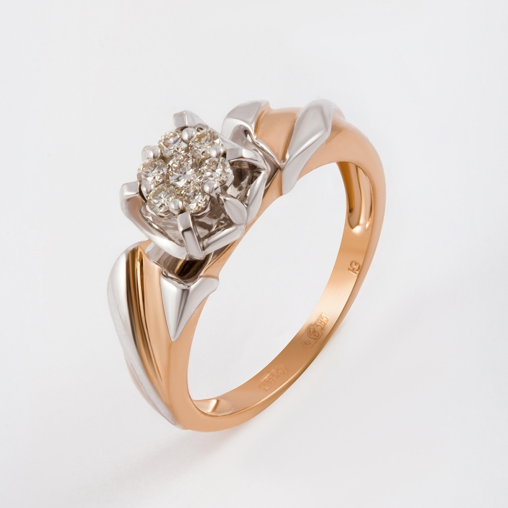 Золотое кольцо Клондайк из красного золота 585 пробы ЛХ01-01450-02-001-01-01