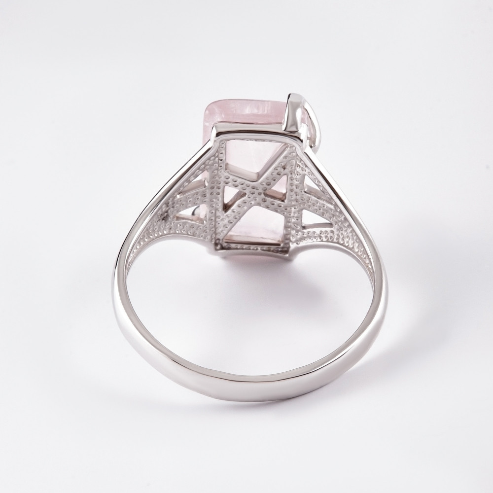 Серебряное кольцо Олива со вставками из полудрагоценных камней () 9В13200324, размеры от 17.5 до 19.5