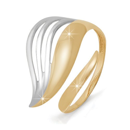 Золотое кольцо Дельта (delta) из красного золота 585 пробы ДП210685, размеры от 17.5 до 19.5