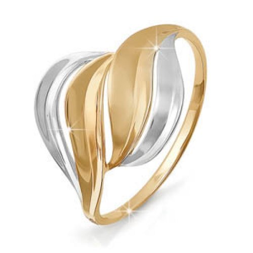 Золотое кольцо Дельта (delta) из красного золота 585 пробы ДП210610, размеры от 16.5 до 20