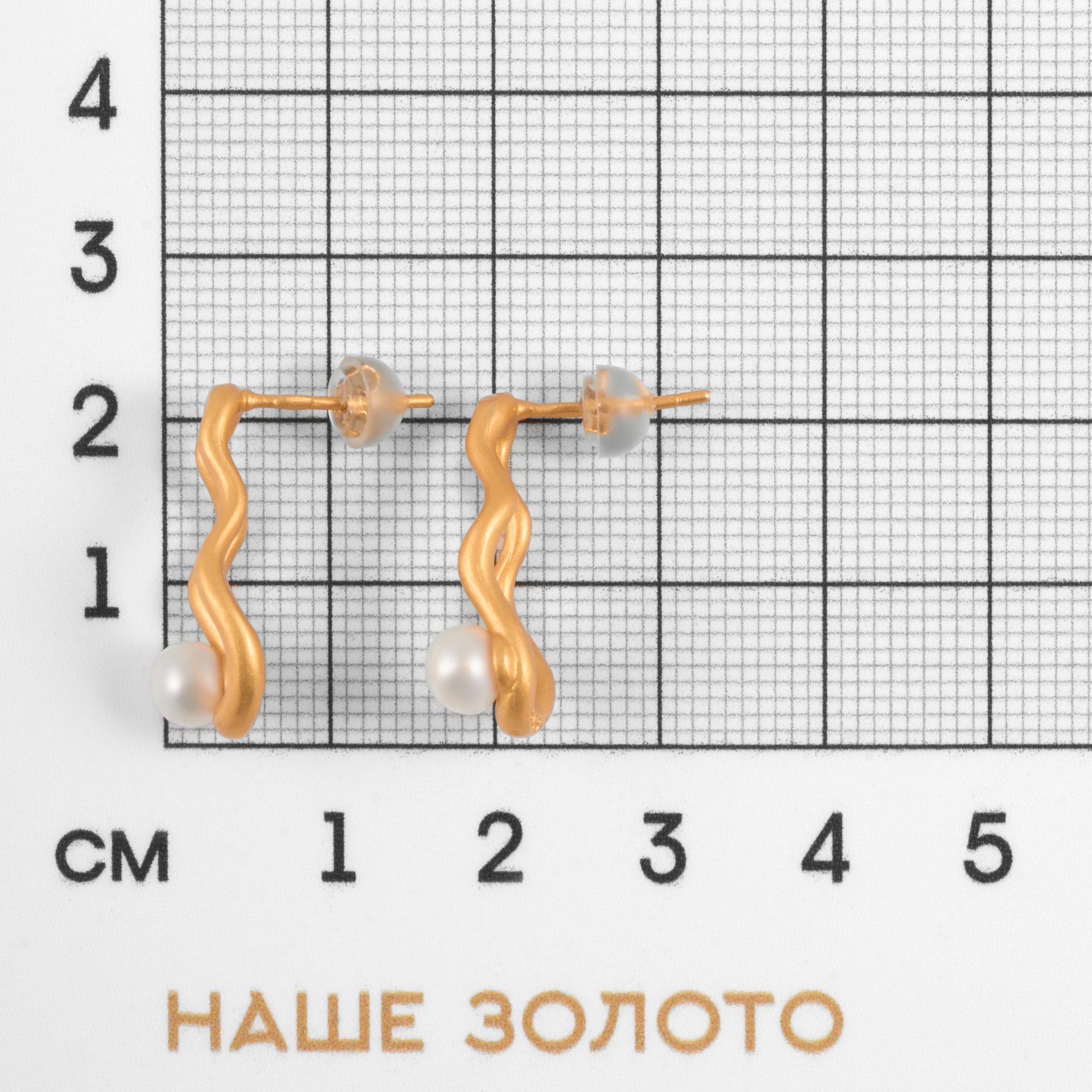 Серебряные серьги гвоздики Фиделис  со вставками () ФССАМ157ЕУ