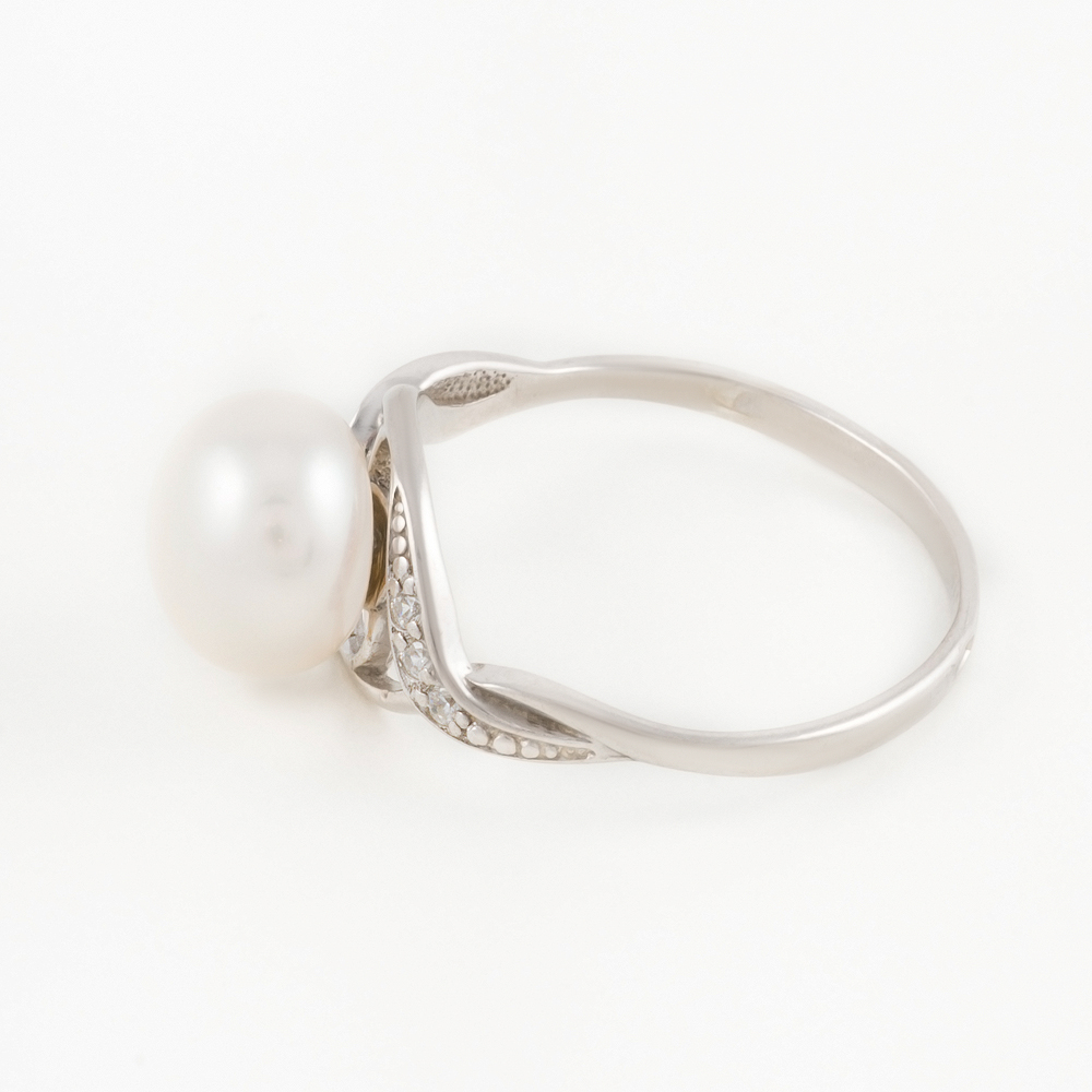 Серебряное кольцо Defleur  со вставками ( и фианит) ФЖ51515.1С, размеры от 16.5 до 19.5