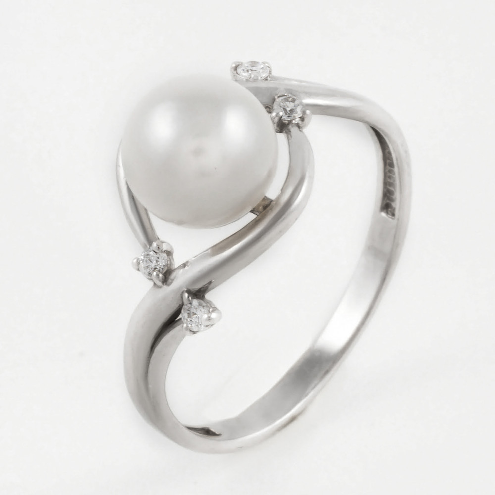 Серебряное кольцо Defleur  со вставками ( и фианит) ФЖ51519.1С, размеры от 16.5 до 18