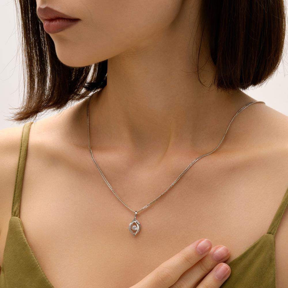 Серебряная подвеска Альфа-карат  со вставками (фианит) КР2137408/91