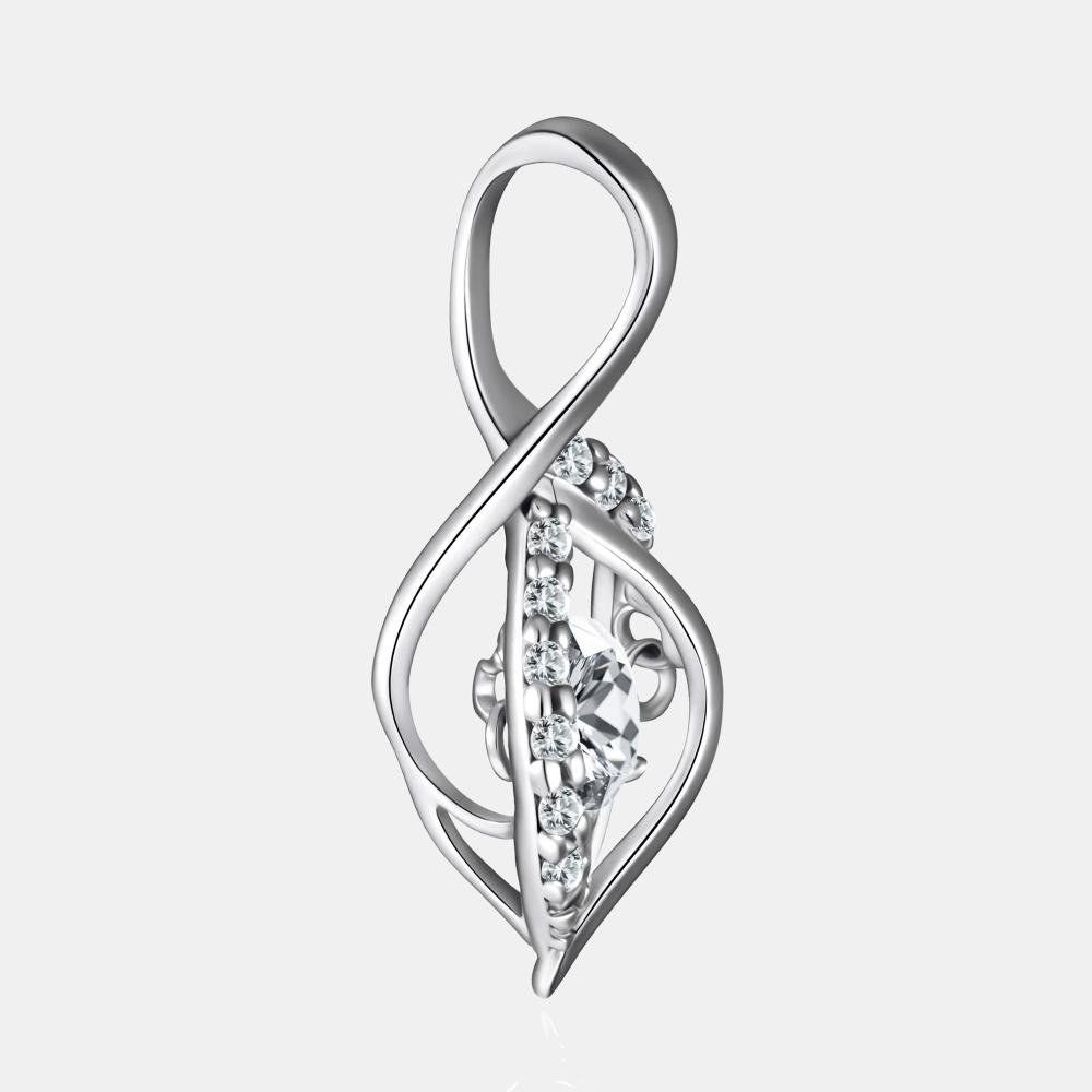 Серебряная подвеска Альфа-карат  со вставками (фианит) КР2137408/91