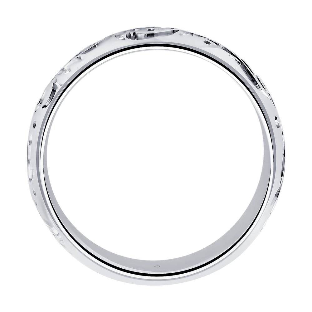 Серебряное кольцо Sokolov ДИ94011176, размеры от 16.5 до 19.5