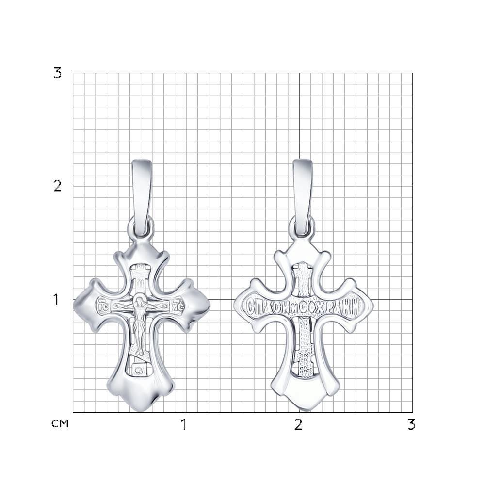 Серебряный крест Sokolov ДИ94120147