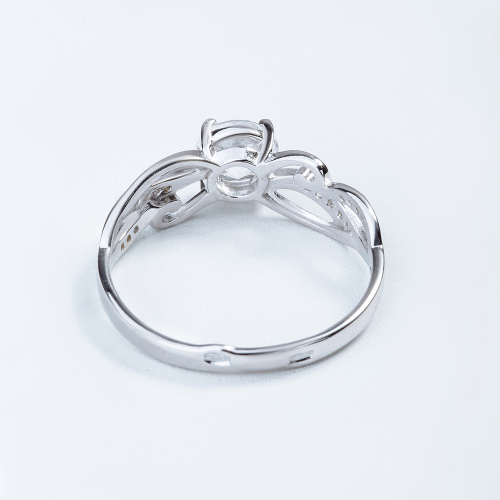 Серебряное кольцо Efremof  со вставками (фианит и ) ЮП1010013597, размеры от 17 до 20