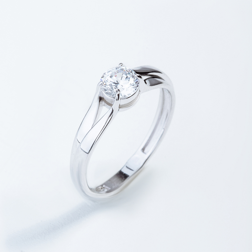 Серебряное кольцо Efremof  со вставками () ЮП1010016028, размеры от 16 до 18.5
